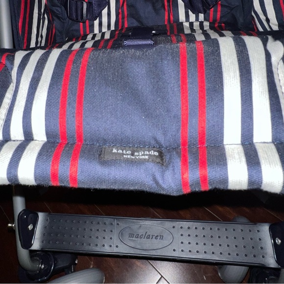 NWT Maclaren Quest Stroller Ltd Kate Spade Edition Andy Stripe - Picture 5 of 6